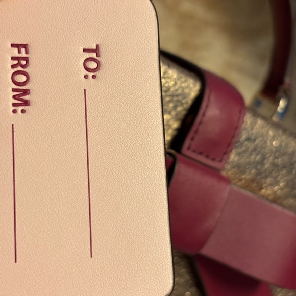 Kate Spade Gold and Burgundy Women's Bag - Picture 9 of 13